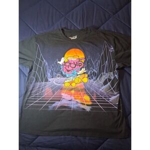 Kool-Aid Man Vaporwave Skateboard Retro 80s Graphic T-Shirt Black XL Mad Engine